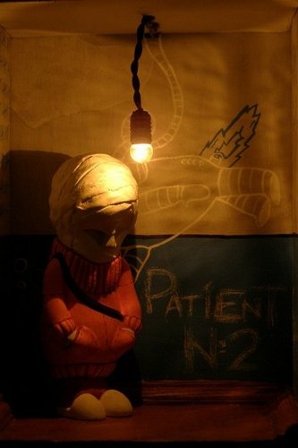 Patient №2 in her chambler figure by Solya And Asha. Front view.