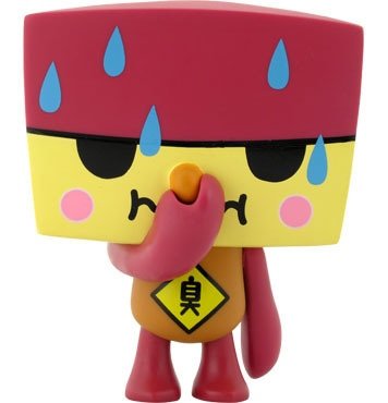 Spicy Smery - Kidrobot Exclusive figure by Devilrobots, produced by Phalanx Creative. Front view.