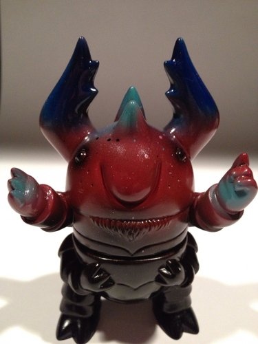 Frederick The Beetle - Lucky Bag 2012 custom  figure by Bwana Spoons, produced by Super7. Front view.