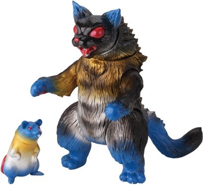 King Negora Set - Space Negotiation figure by Mark Nagata X Konatsu (Tttoy), produced by Max Toy Co.. Front view.