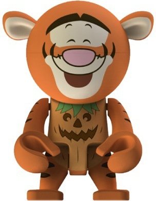 Disney Trexi Blind Box Series 1 - Tigger figure by Disney, produced by Play Imaginative. Front view.