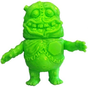 Cadaver Kid - Unpainted Green figure by Splurrt, produced by Splurrt. Front view.