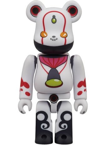 Mawaru Penguindrum Be@rbrick 100% - WF 12 figure by Mawaru Penguindrum, produced by Medicom Toy. Front view.