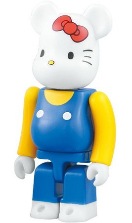 Hello Kitty 35th Anniversary - Animal Be@rbrick Series 18 figure by Sanrio, produced by Medicom Toy. Front view.
