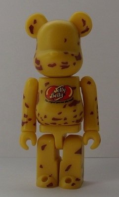 Jelly Belly Be@rbrick - Top Banana figure, produced by Medicom Toy. Front view.