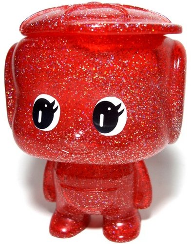 Fueki Kun - Red Glitter figure by Monstock, produced by Monstock. Front view.