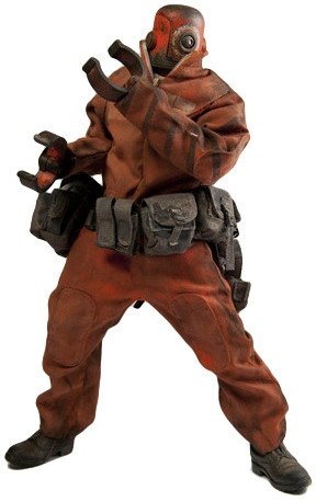 Unknown Ankou - Bambaland Store Exclusive figure by Ashley Wood, produced by Threea. Front view.