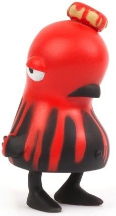 Sluggy P - Red figure by Nevercrew. Front view.