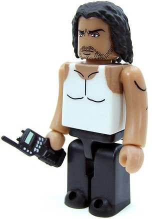 Sayid figure, produced by Medicom Toy. Front view.