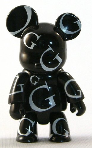 Design Gallery Black figure by Design Gallery, produced by Toy2R. Front view.