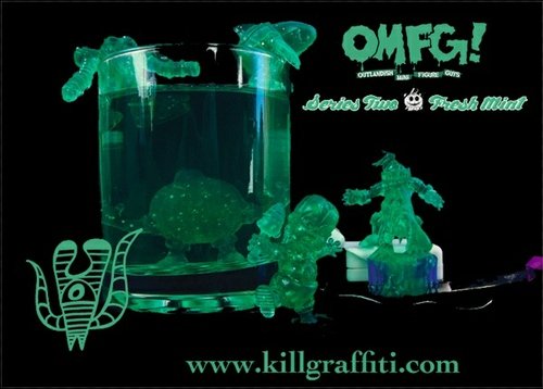 OMFG Series 2 - Fresh Mint (Amazing Arizona Comic Con Exclusive) figure by October Toys, produced by October Toys. Front view.