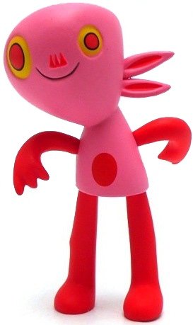 Piccalilicus figure by Jon Burgerman, produced by Kidrobot. Front view.