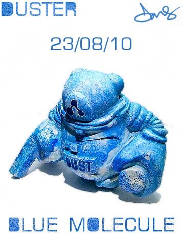 Duster - Blue Molecule figure by Dms. Front view.