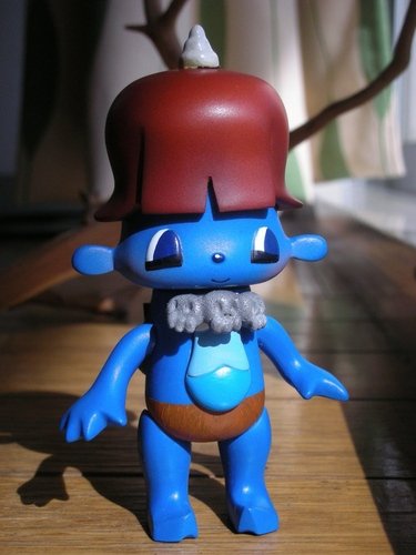 Kawadouji Blue Oni  figure by Itokin Park, produced by One-Up. Front view.