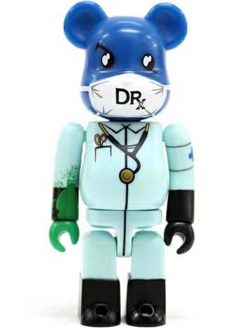 Dr. Romanelli - SF Be@rbrick Series 14 figure by Dr. Romanelli, produced by Medicom Toy. Front view.