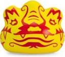 Pocket Pork Dumpling - Lucky Fu Dragon  figure by Joe Somers, produced by Mphlabs. Front view.