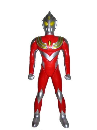 Ultraman figure. Front view.