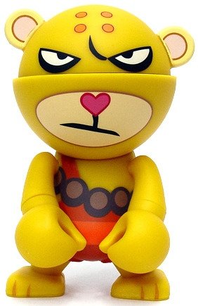 Buddhist Monkey figure by Happy Tree Friends, produced by Play Imaginative. Front view.