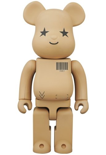 Amazon.co.jp Be@rbrick 400% figure by Medicom Toy, produced by Medicom Toy. Front view.