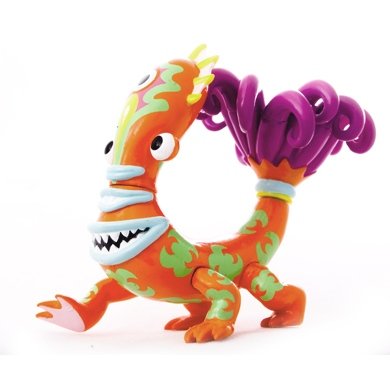 Bloomtail figure by Jim Woodring, produced by Sony Creative. Front view.