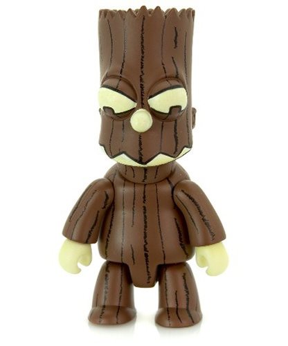 Treeman Bart Brown figure by Matt Groening, produced by Toy2R. Front view.