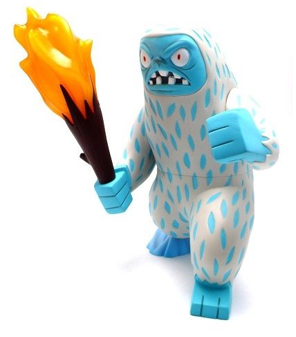 Big Yeti figure by Tim Biskup, produced by Ningyoushi. Front view.