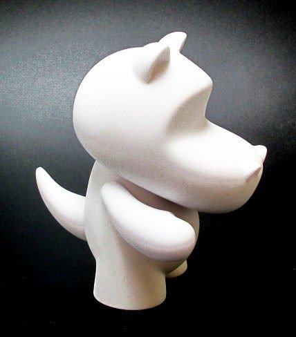 Mini Kracka figure, produced by Kidrobot. Front view.