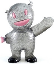 Mummy Boy - Clear Grey Glitter, Painted