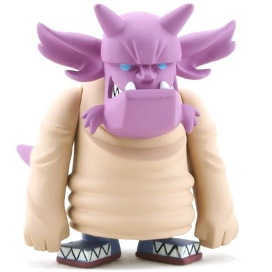 Zigo figure by Touma, produced by Kidrobot. Front view.