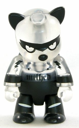 Qeezer Cat Clear figure by Nic Brand, produced by Toy2R. Front view.