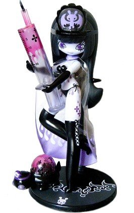 Miznotic Fantasy - Grape Night Chika figure by Junko Mizuno, produced by Fewture. Front view.