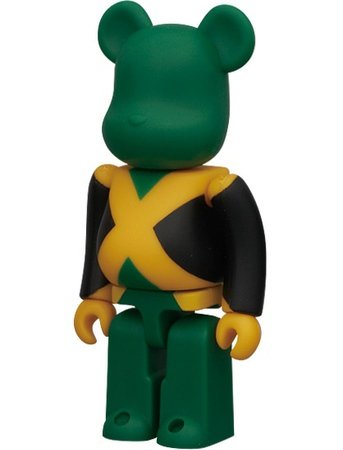 Jamaica - Flag Be@rbrick Series 22 figure, produced by Medicom Toy. Front view.