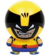 Wolverine (Yellow Costume) figure by Marvel, produced by A&A Global Industries. Front view.