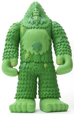 Bigfoot in Green figure by Bigfoot One, produced by Strangeco. Front view.