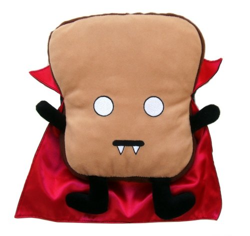 Mega Vampire Toast figure by Dan Goodsell. Front view.