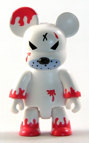 Redrum Smoke Free figure by Frank Kozik, produced by Toy2R. Front view.