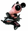 Ron English x ZacPac:Mousemask Murphy in Airplane BlackBook Toy Exclusive