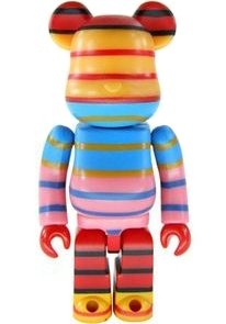 Alexander Girard - Secret Artist Be@rbrick Series 17 figure by Alexander Girard, produced by Medicom Toy. Front view.