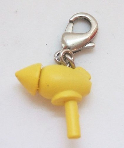 Mini Munny Keychain figure by Tristan Eaton, produced by Kidrobot. Front view.
