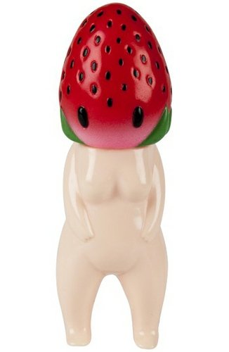 Sunguts - Strawberry figure by Sunguts, produced by Sunguts. Front view.