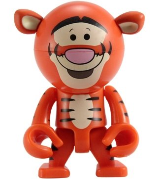 Tigger Trexi figure by Disney, produced by Play Imaginative. Front view.