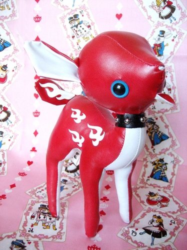 Bascot - Bad taste Mascot - Red Lily figure by Noriya Takeyama, produced by Art Storm. Front view.