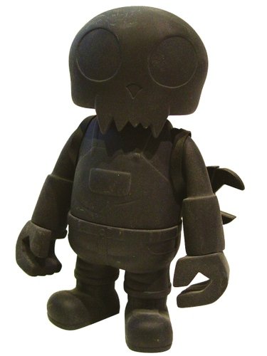 Toyer Worker - Black DIY figure by Toy2R, produced by Toy2R. Front view.