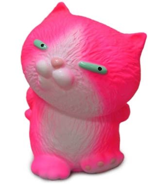 Bright Pink Furry Koronekohne figure by Dream Rocket, produced by Dream Rocket. Front view.