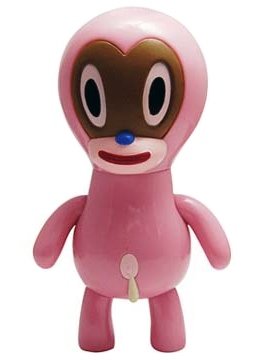 Chou Chou figure by Gary Baseman, produced by Intheyellow. Front view.