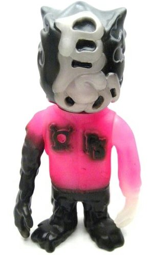 Ekitai Chojin PopSoda - Pink Style, 8-style 8th Anniversary figure by Mori Katsura X Popsoda, produced by Realxhead. Front view.