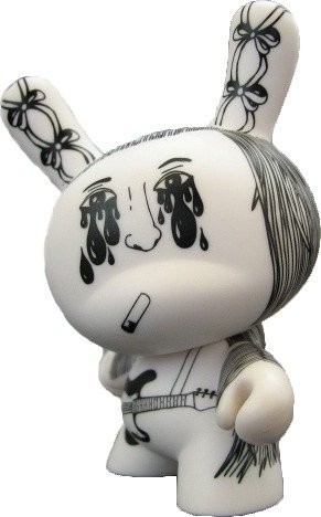 Sophie Toporkoff Dunny figure by Sophie Toporkoff, produced by Kidrobot. Front view.
