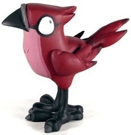 Birdlett - Bloodwing, MyPlasticHeart Exclusive figure by Okkle. Front view.