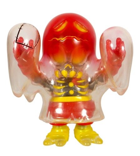 Voodoo Obake figure by Secret Base X Super7 , produced by Secret Base. Front view.