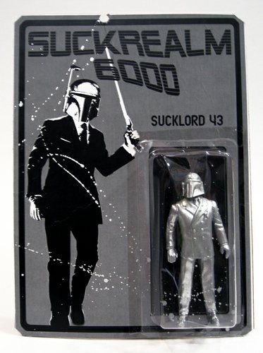 Sucklord 43 figure by Sucklord, produced by Suckadelic. Front view.